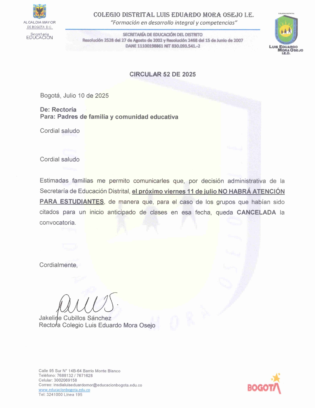 Pdf comunicado rectoría
