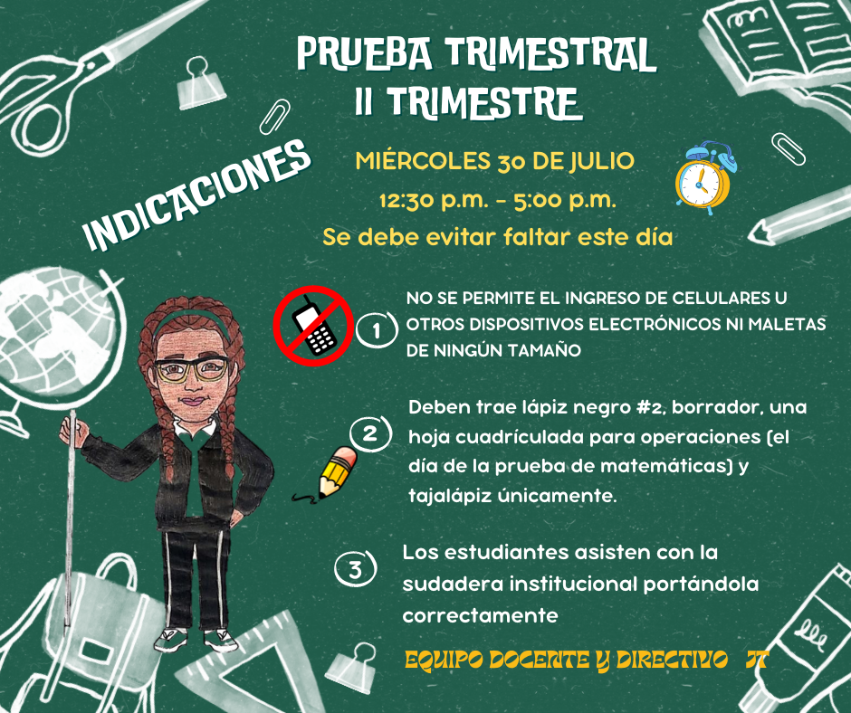 EVALUACIONES 2025 TRIMESTRE 2 JORNADA TARDE