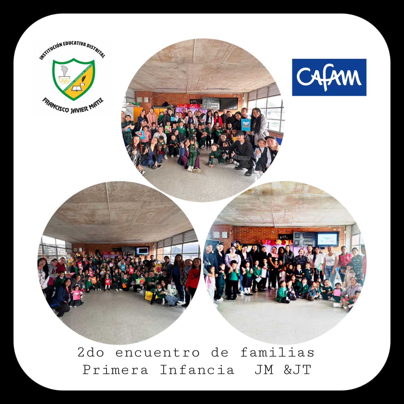 En el marco del Proyecto de Fortalecimiento a la Atención Integral a la primera Infancia en los colegios de Bogotá desarrollado a través del Convenio de asociación establecido entre la Secretaría de Educación y la Caja de Compensación CAFAM y en coordinación con el área de Orientación Escolar de nuestra institución, se viene implementado la Estrategia de Fortalecimiento Familia “Cuento Contigo”.