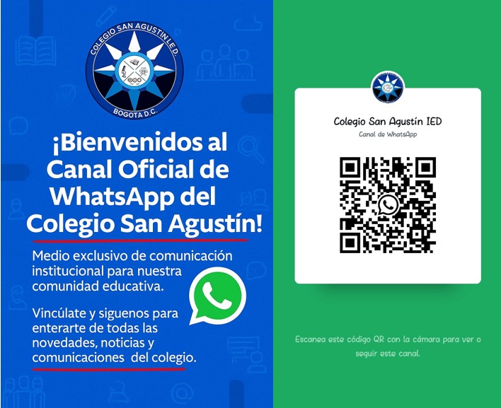 CANAL WHATSAPP BIENVENIDA + QR
