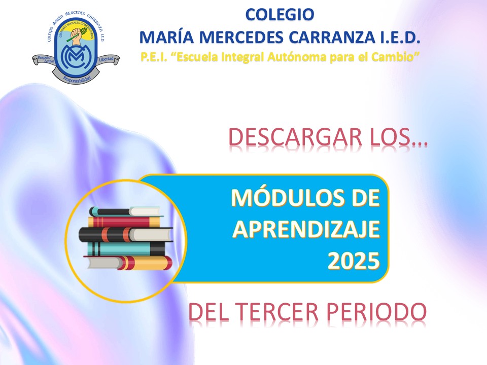 MÓDULOS DE APRENDIZAJE TERCER PERIODO 2025