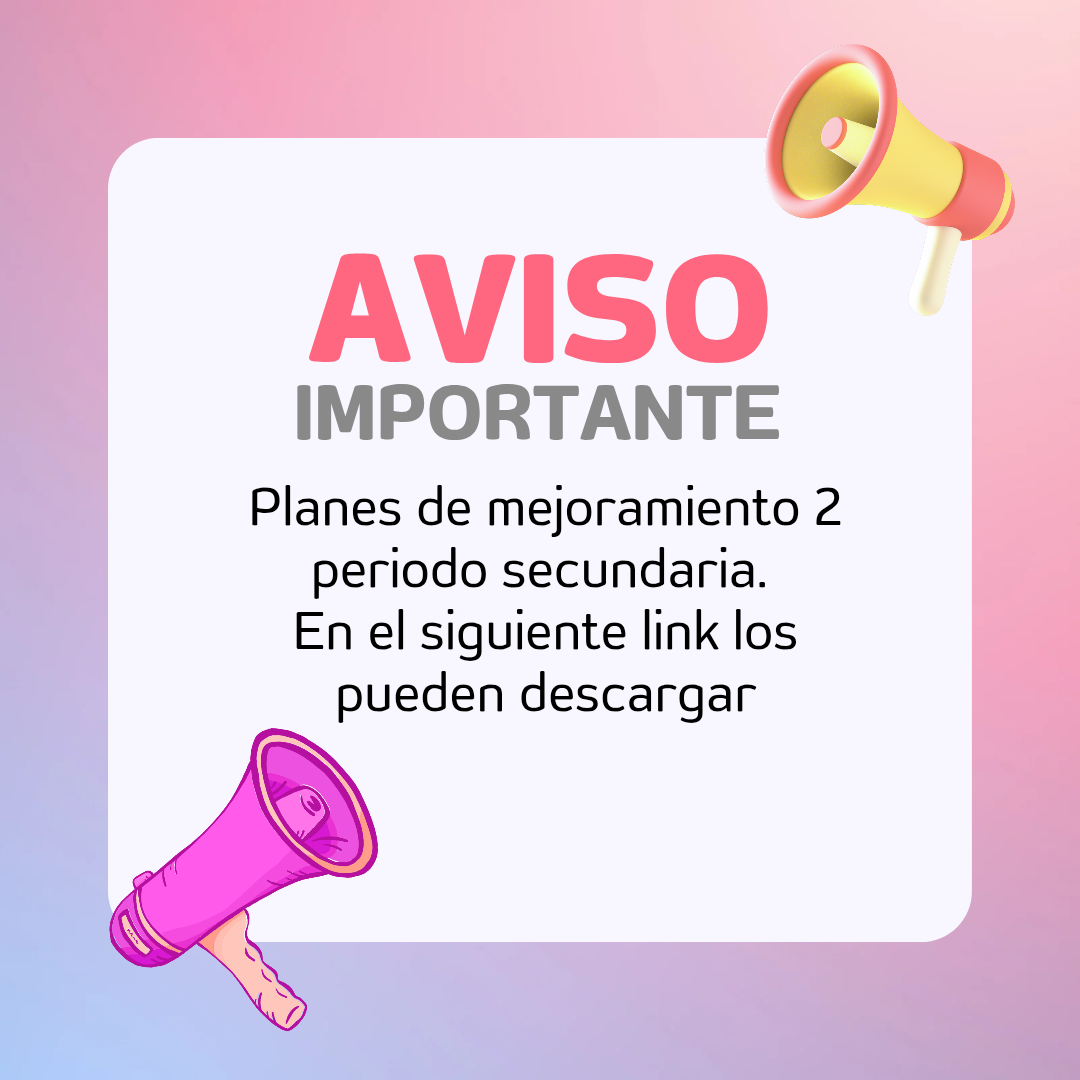 Planes de mejoramiento Escuela Nacional de Comercio 