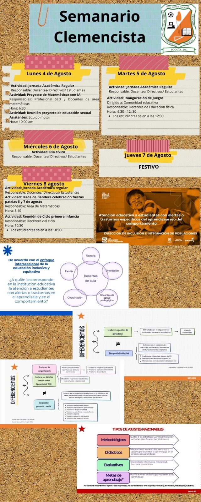 SEMANARIO CLEMENCISTA DEL 4 AL 8 DE AGOSTO DE 2025
