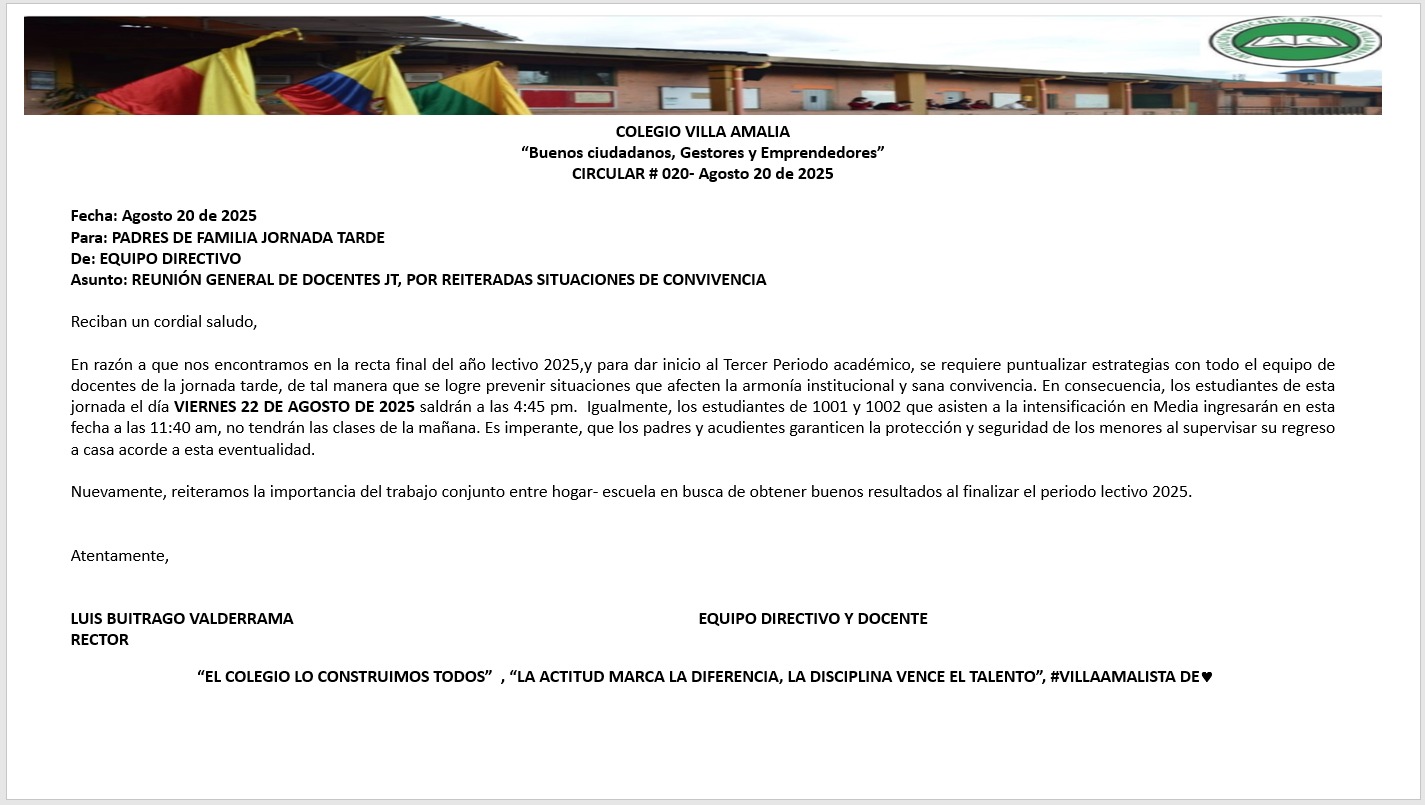 Circular 020 del 20 de Agosto del 2005