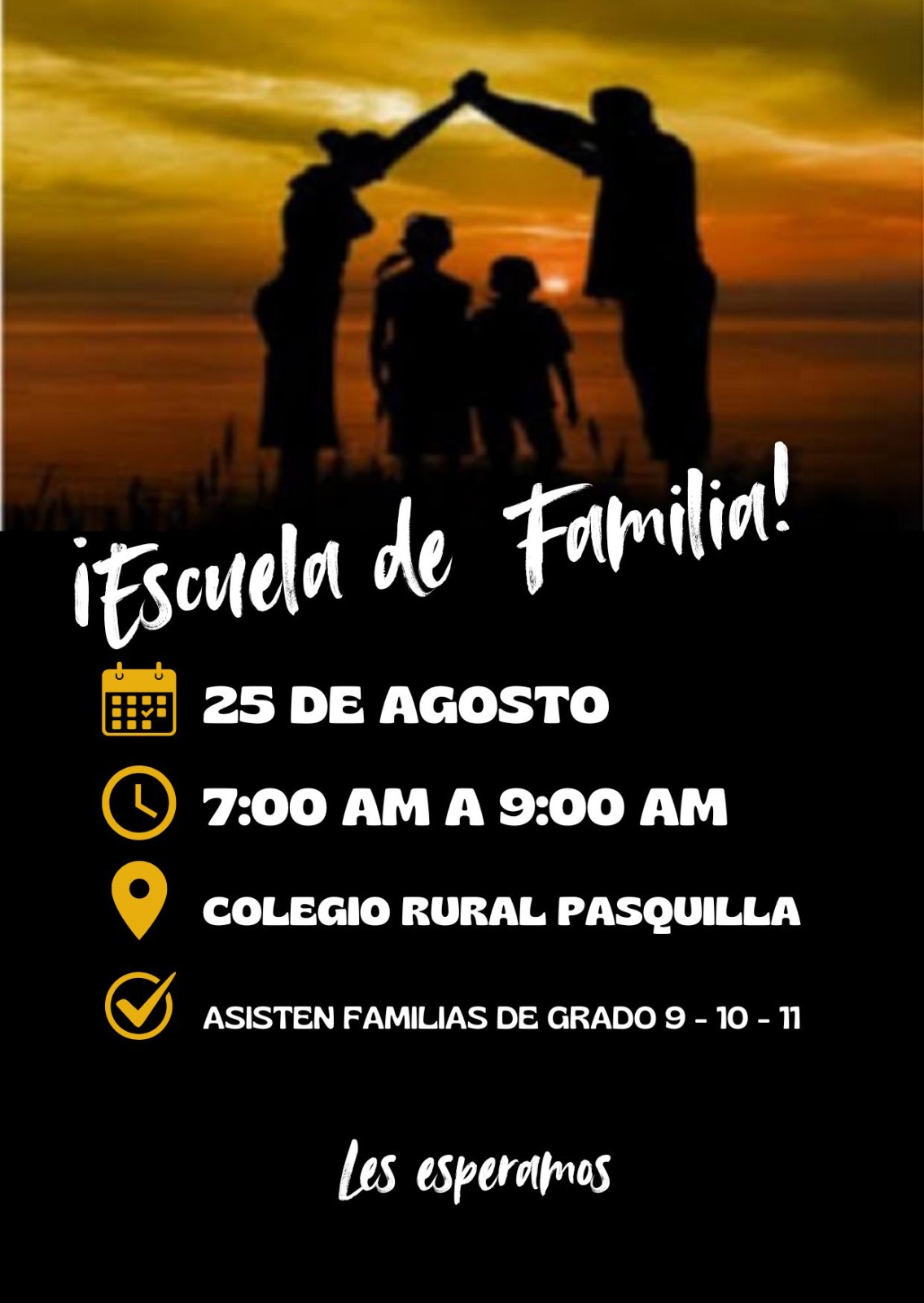 ESCUELA DE FAMILIAS GRADOS 9, 10 Y 11