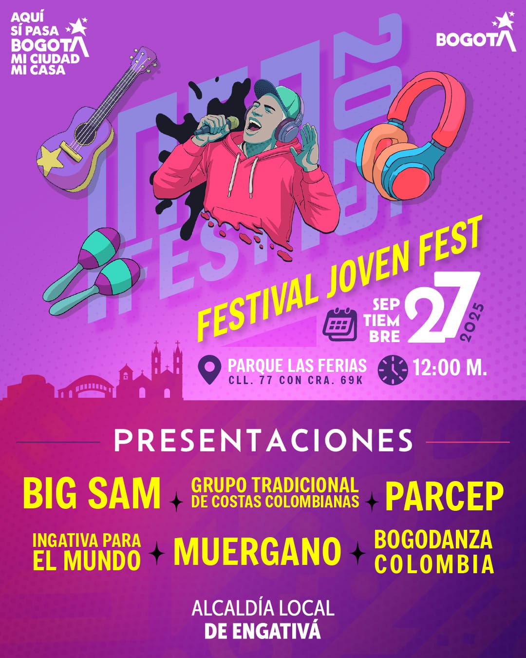 Invitación Festival Joven Fest 2025