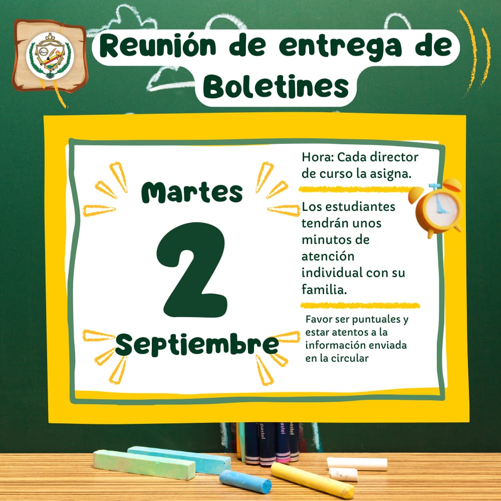 Entrega informes académicos