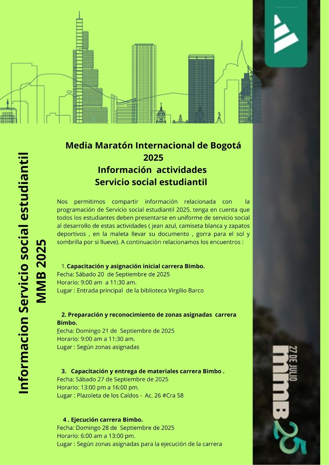 flayer servicio social