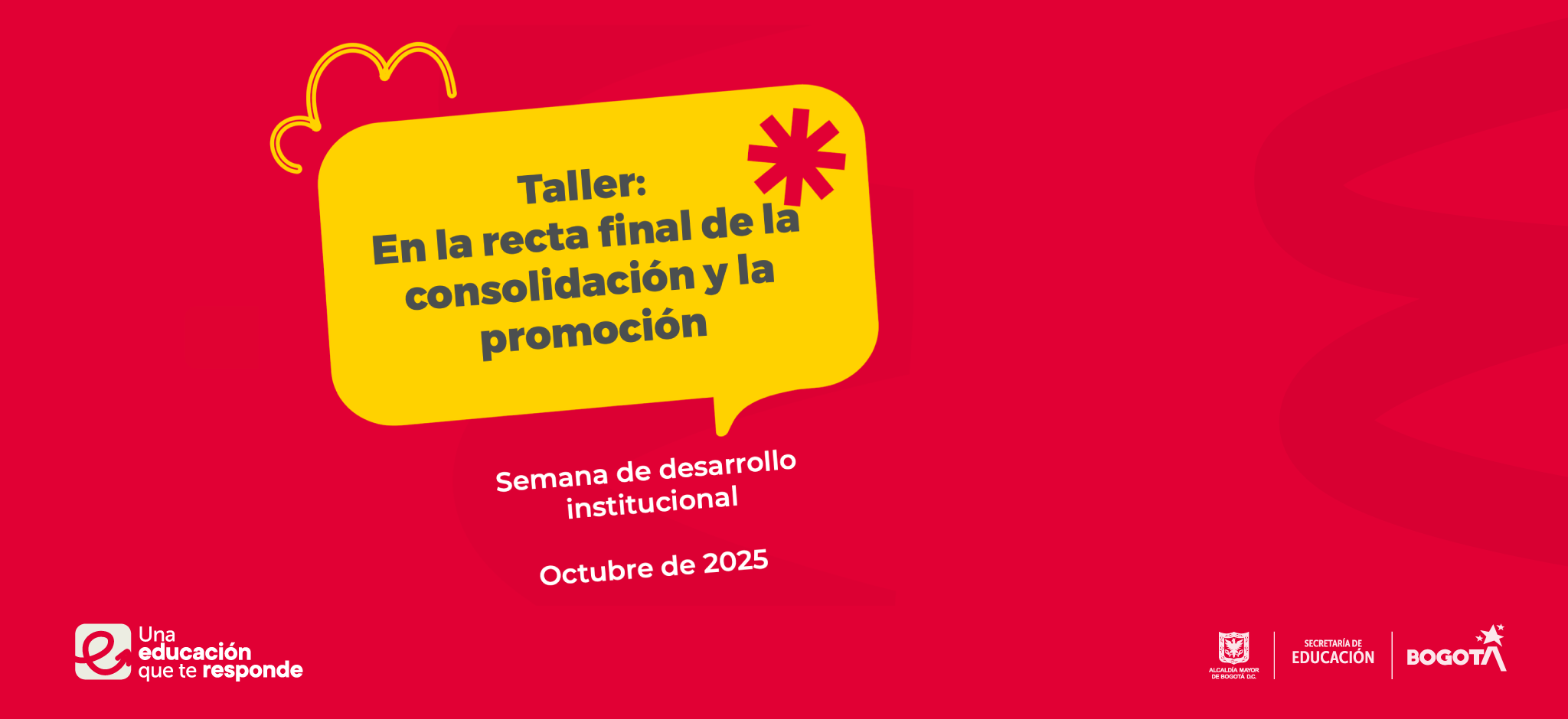 Taller: En la recta final de la consolidación y la promoción