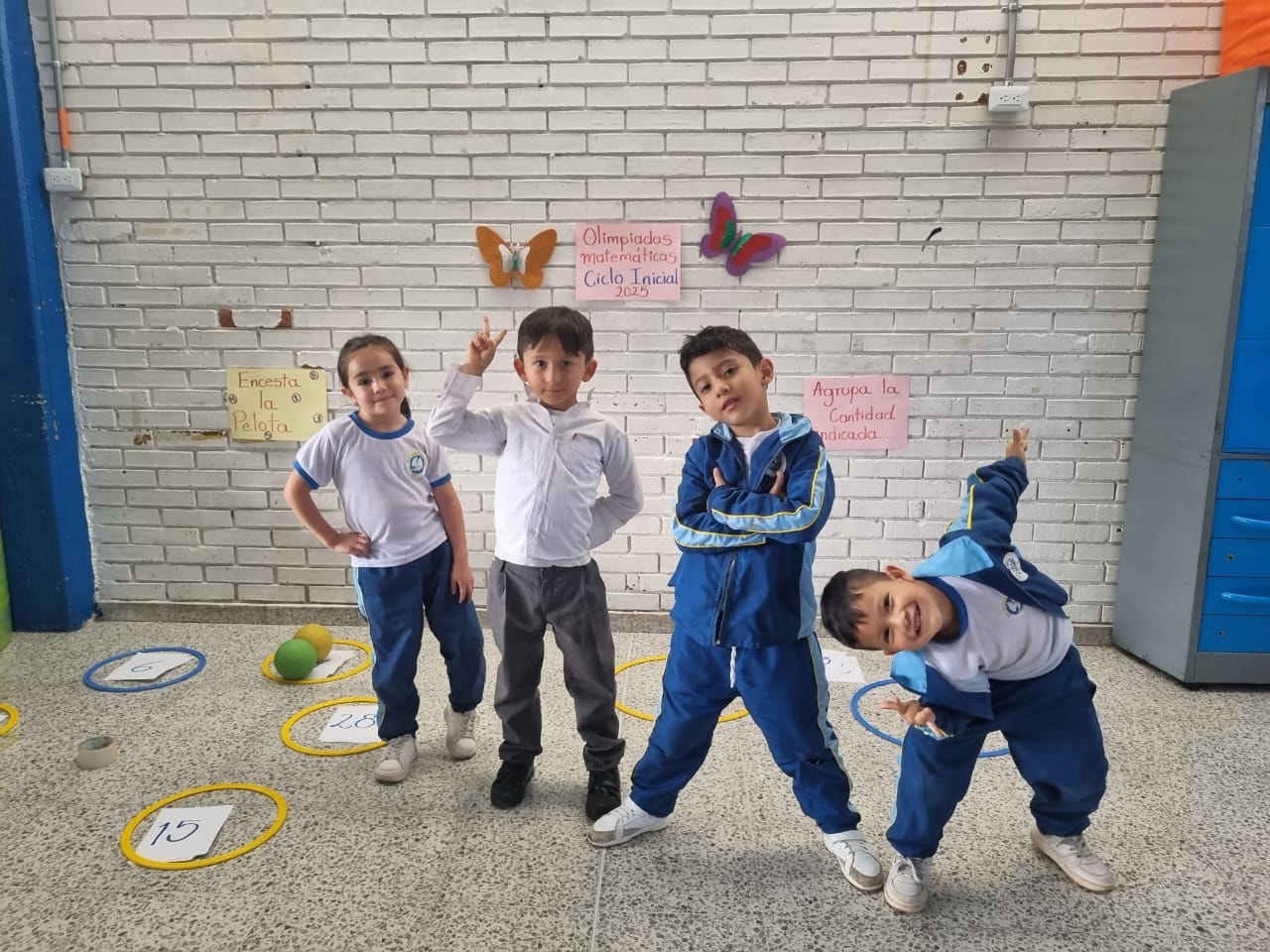 Estudiantes de ciclo inicial participantes en las olimpiadas 