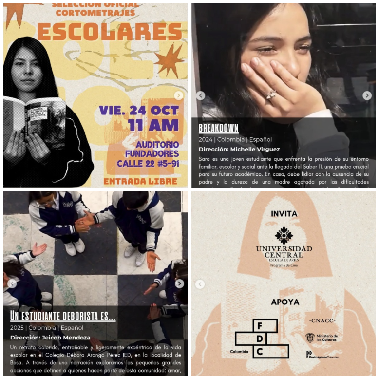 cortometrajes seleccionados