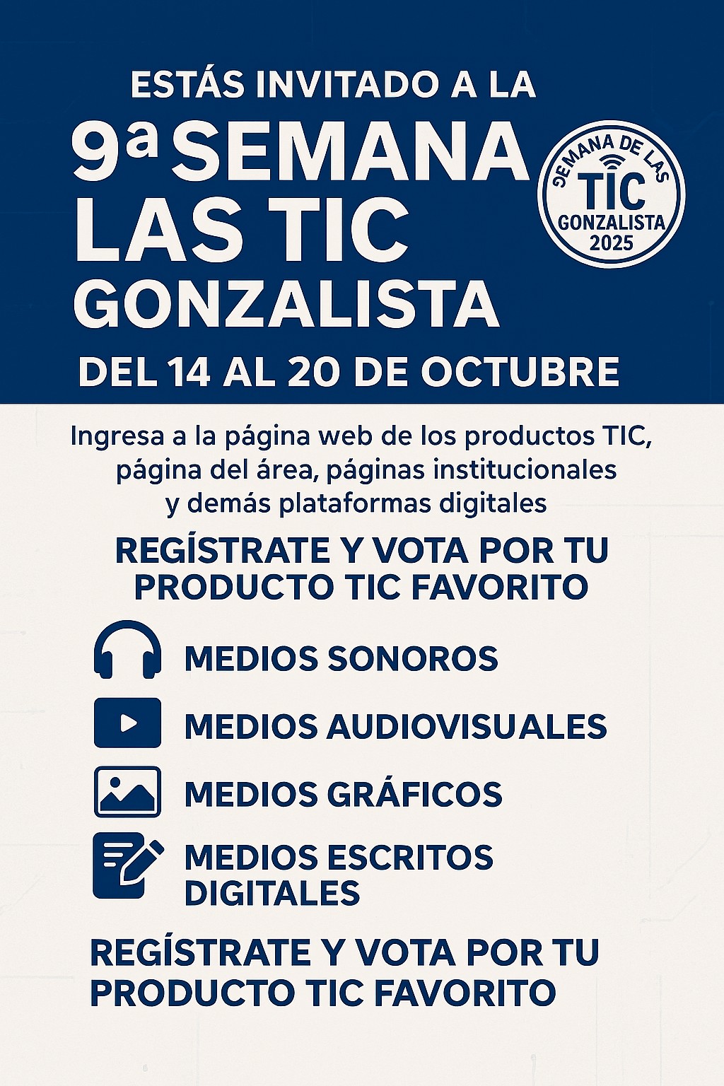SEMANA DE LAS TIC GONZALISTA 2025