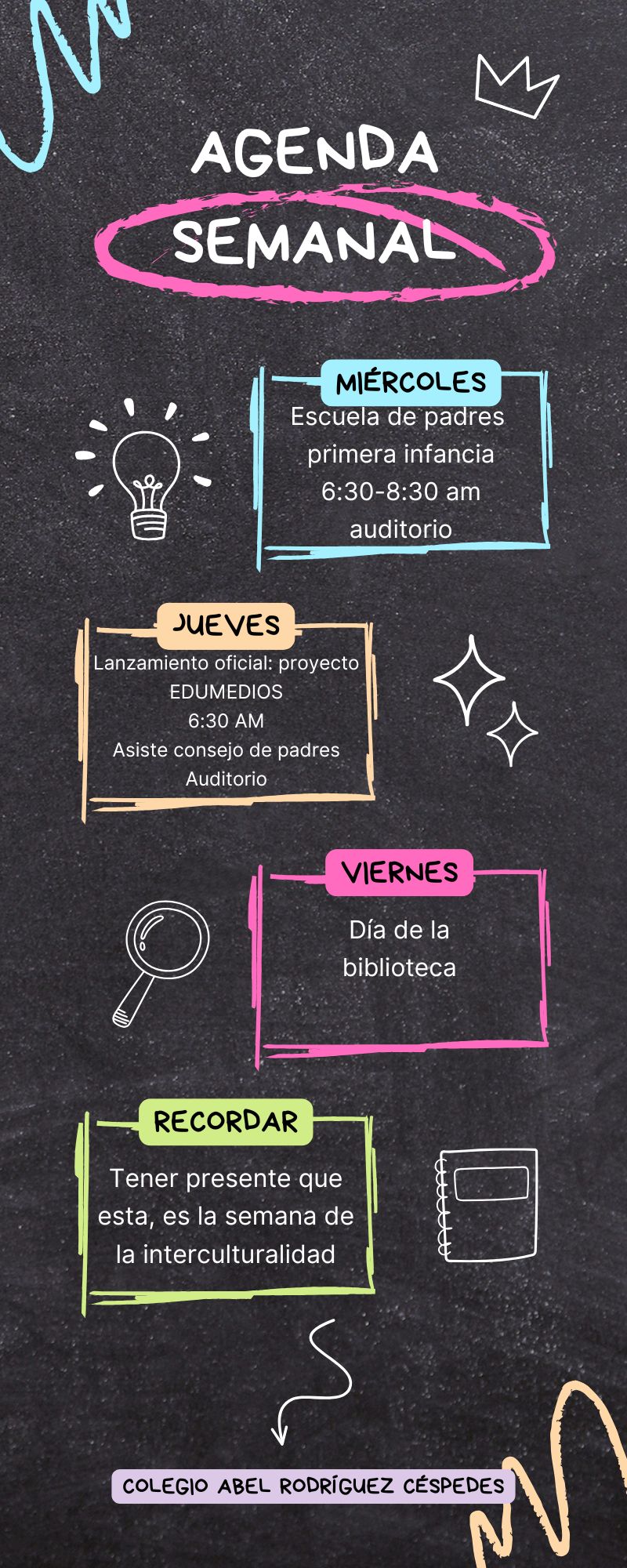 Semana del 14 al 17 de octubre