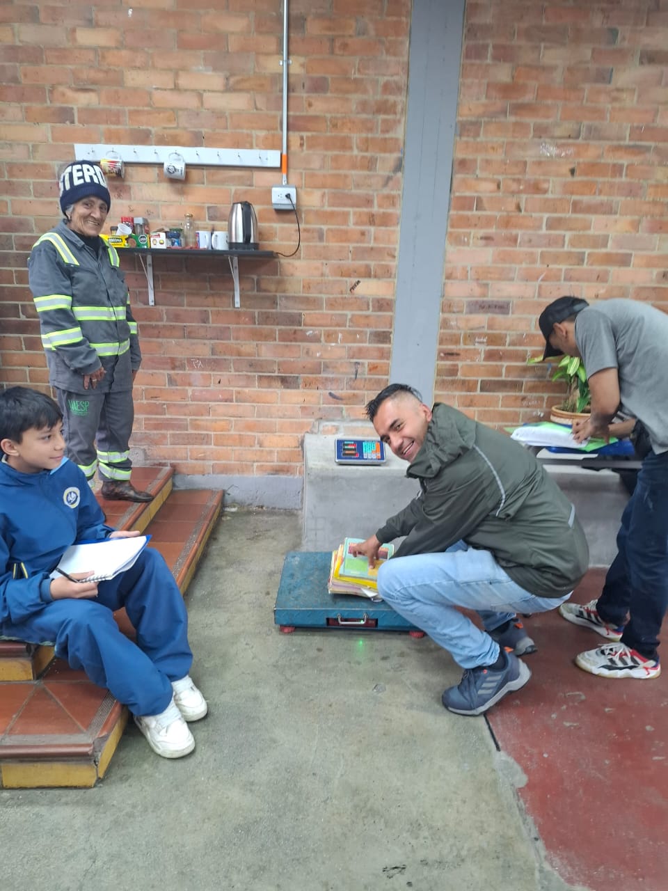 Reciclaton colegio La Paz