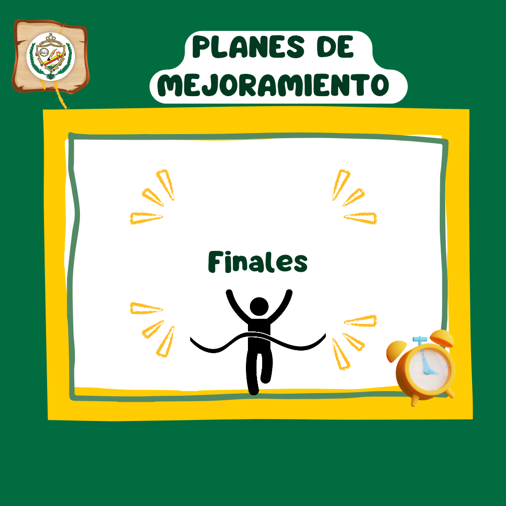 Planes de mejoramiento Finales