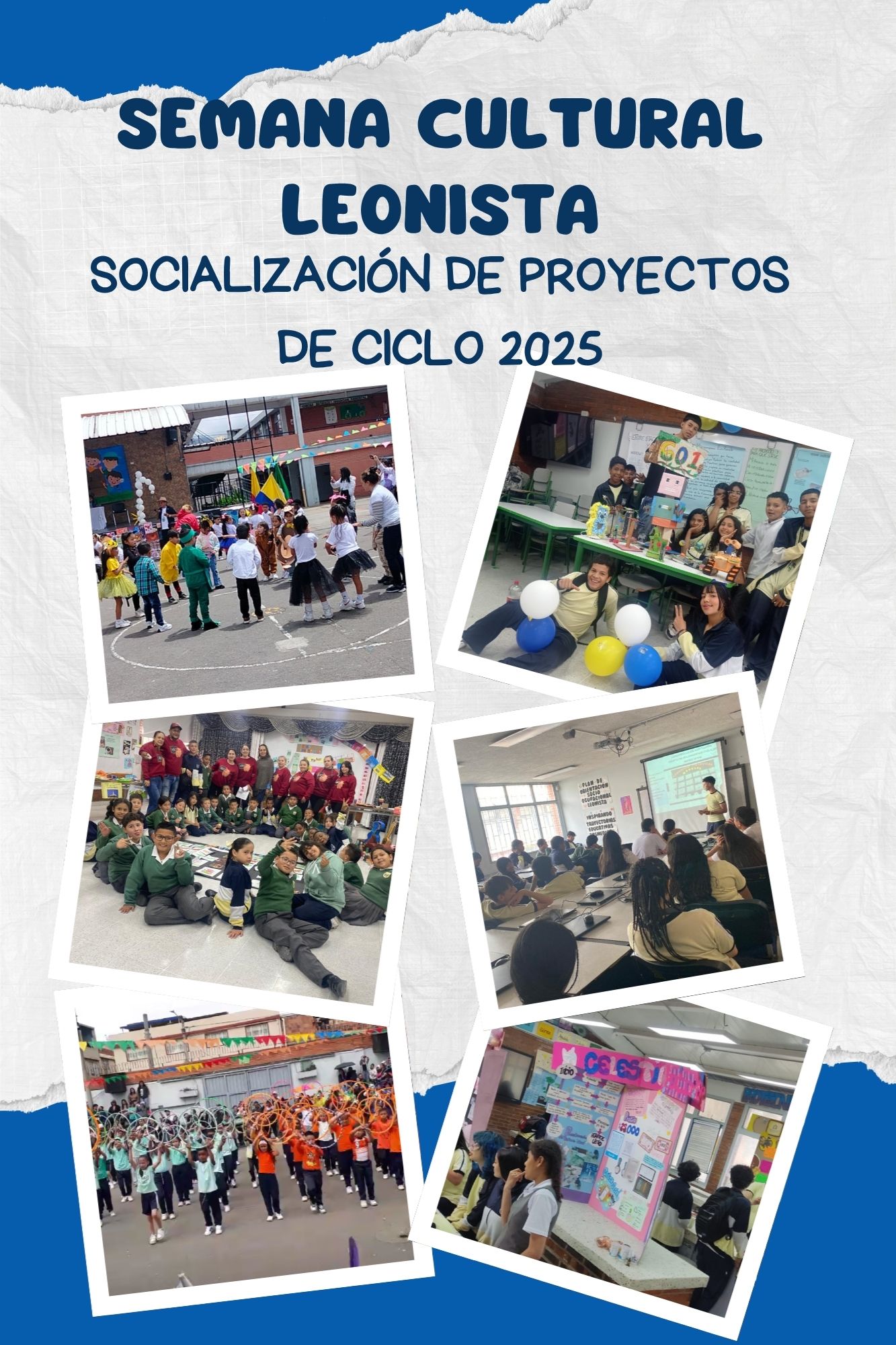 SOCIALIZACIÓN DE PROYECTO DE CICLO 2O25 Y SEIS FOTOGRAFIAS DE ESTAS