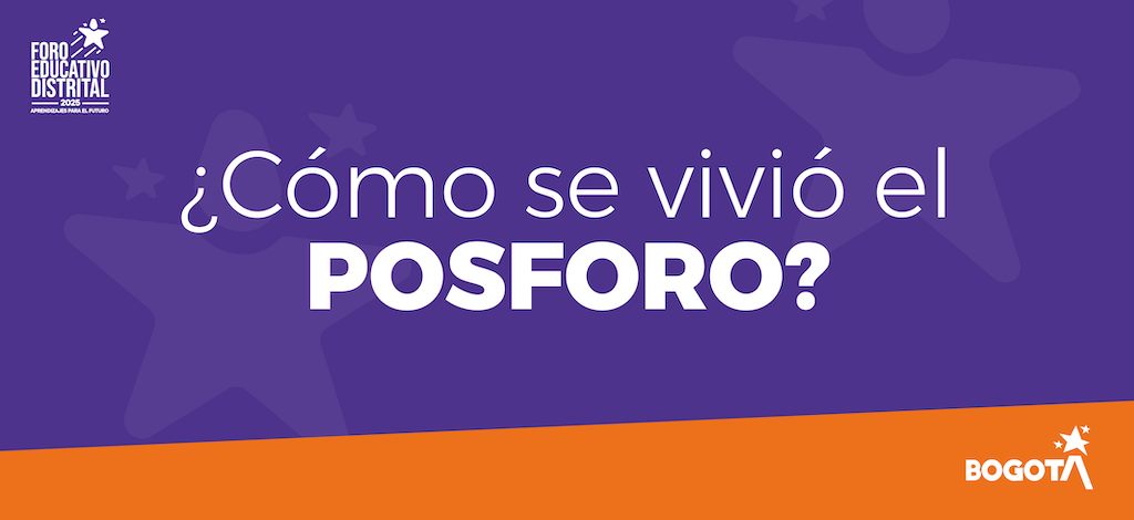 El Posforo, una jornada que fortaleció el diálogo educativo