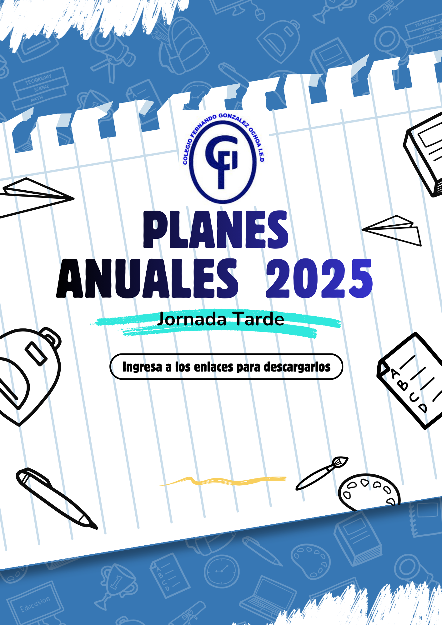 PLANES ANUALES 2025 JORNADA TARDE
