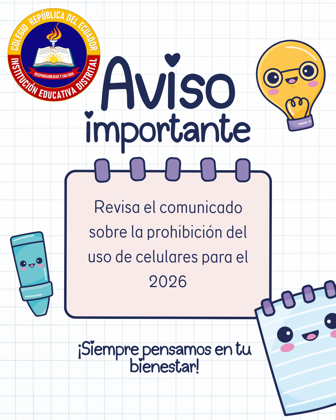 PROHIBICIÓN DE CELULARES