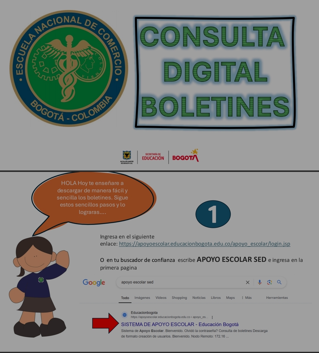 Instructivo para descarga de boletines 2025