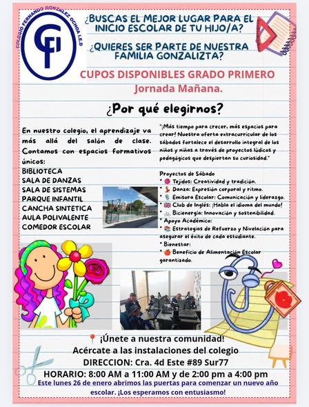 MATRICULAS  PRRESCOLAR Y PRIMERO JM