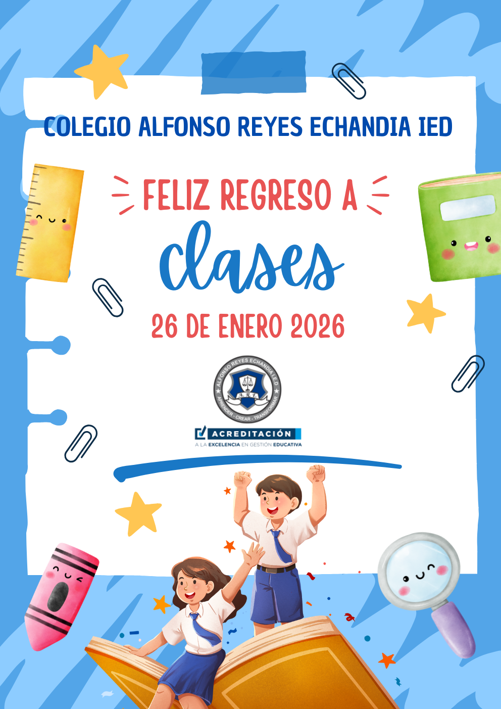 REGRESO A CLASES 2026