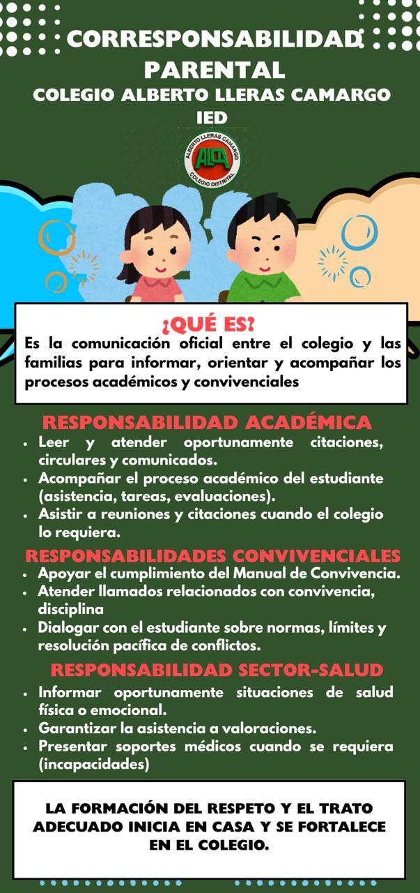 Es la comunicación oficial entre el colegio y las familias