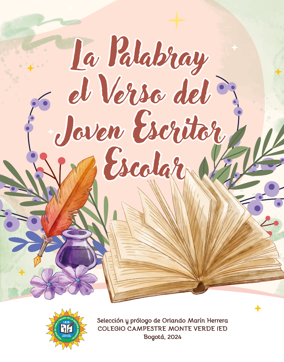 LIBRO LA PALABRA Y EL VERSO DEL JOVEN ESCRITOR ESCOLAR