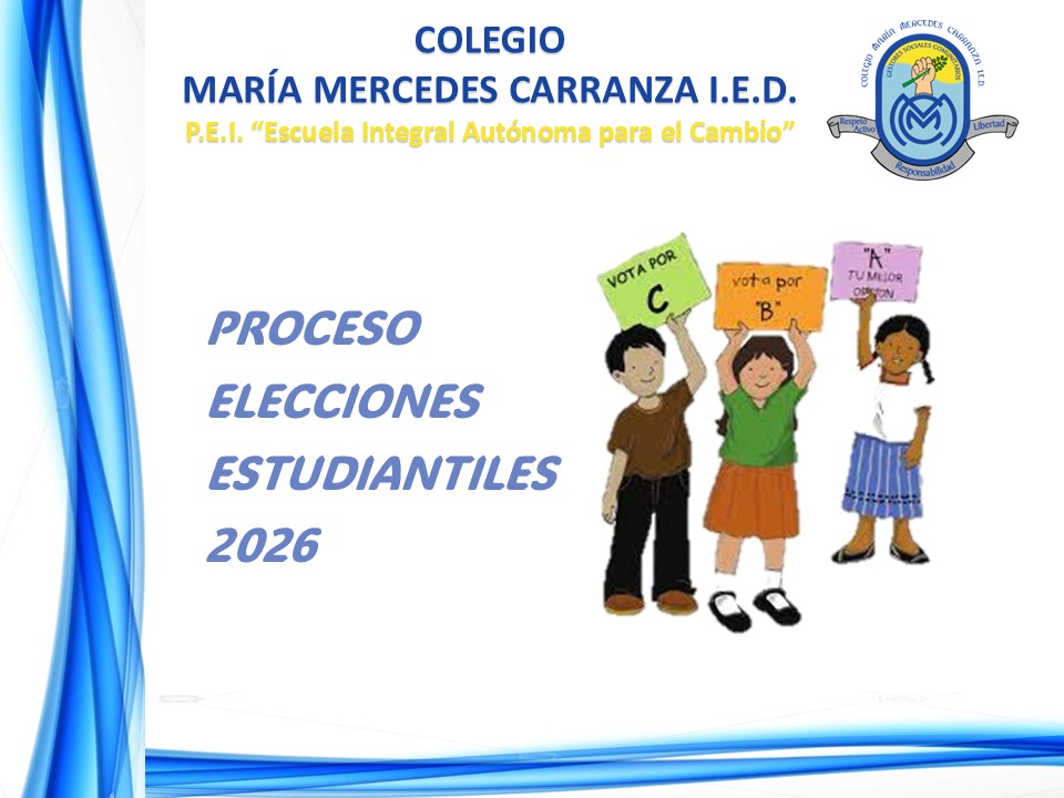 PROCESO  ELECCIONES ESTUDIANTILES  2026
