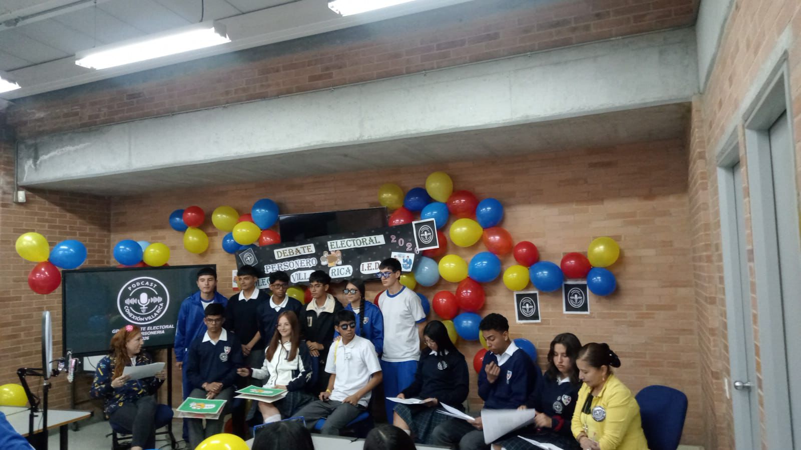 Imagen del debate electoral