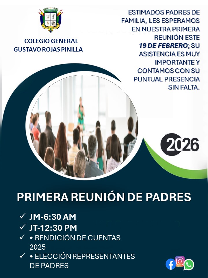 PRIMERA REUNION DE PADRES 2026
