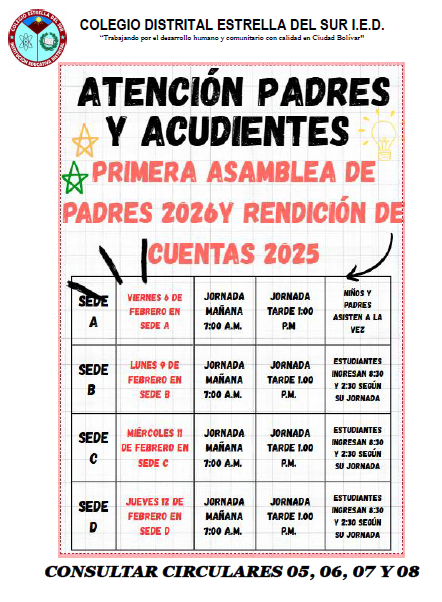 horario rendicionde cuentas