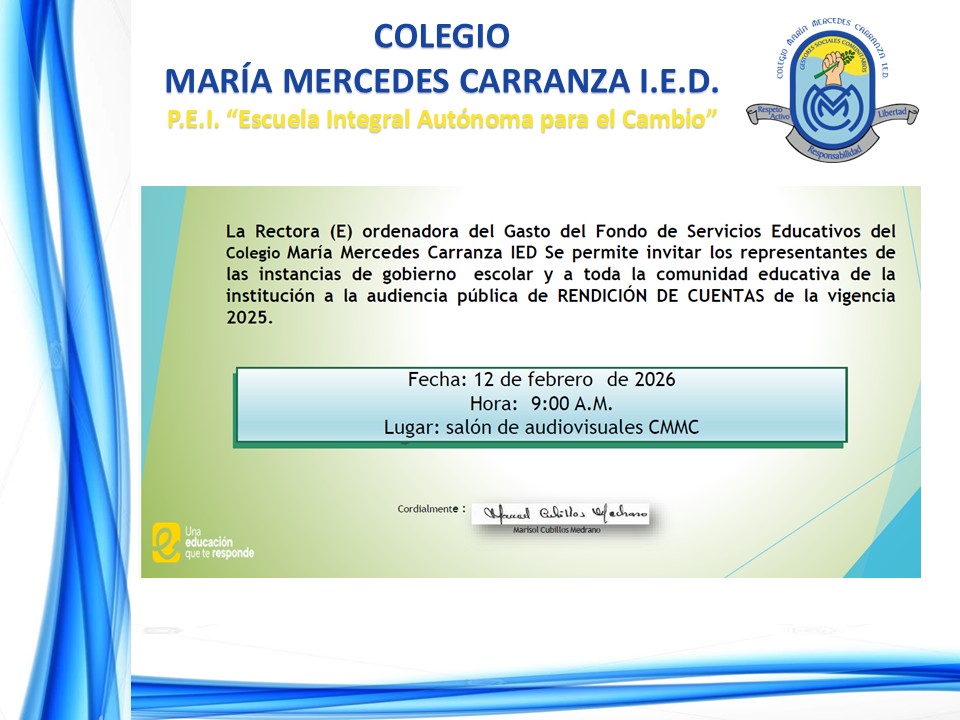 Rendición de Cuentas 2025