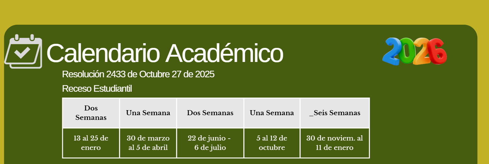 Semana de receso estudiantil