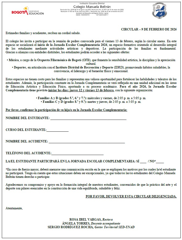 Jornada Complementaria