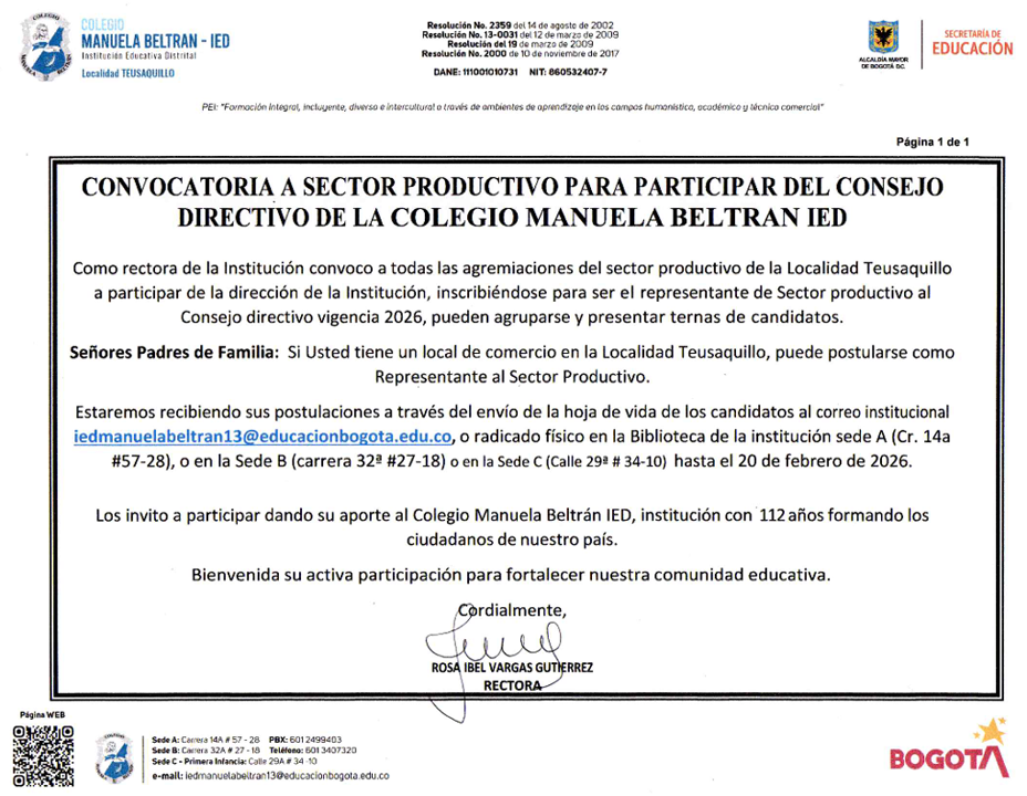 CONVOCATORIA