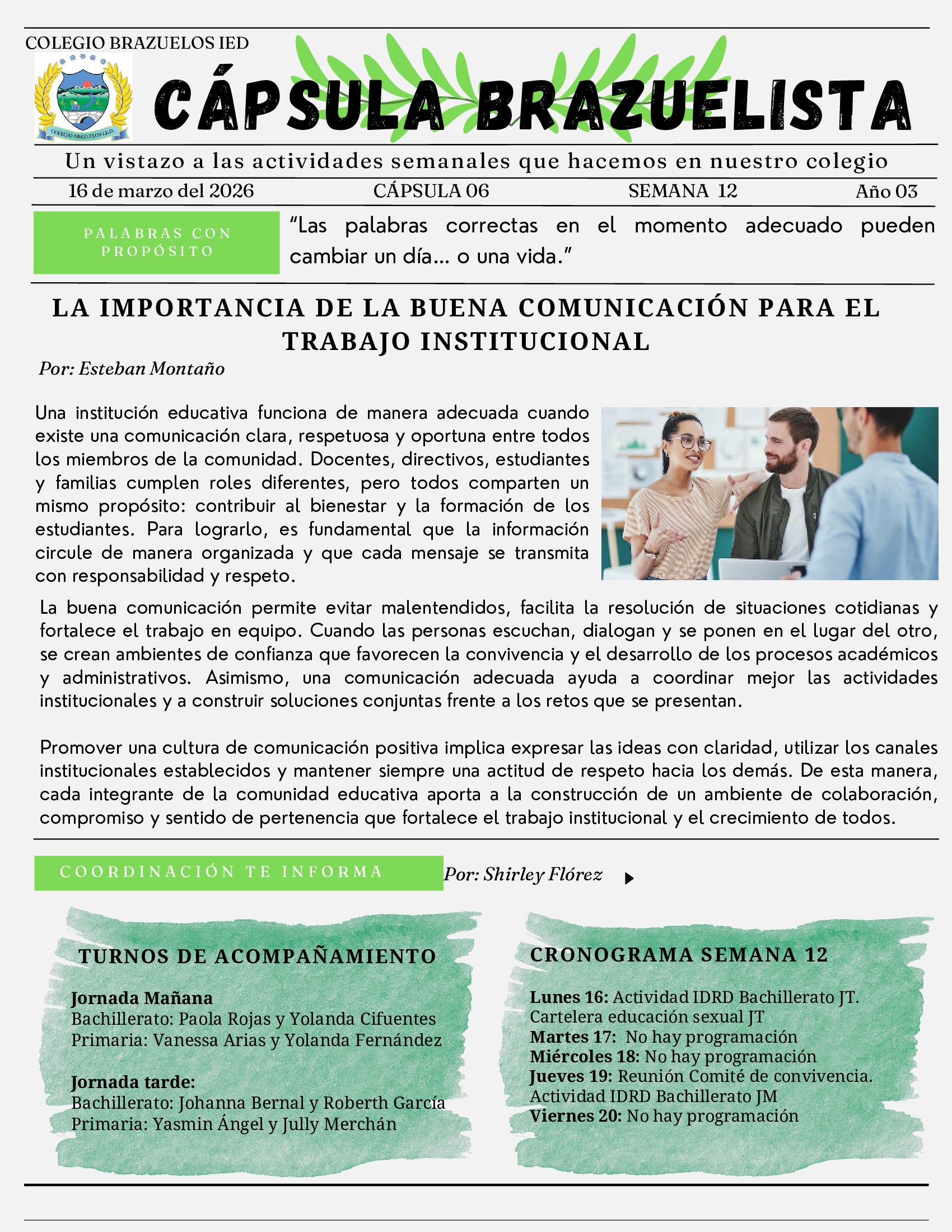 Colegio Brazuelos IED