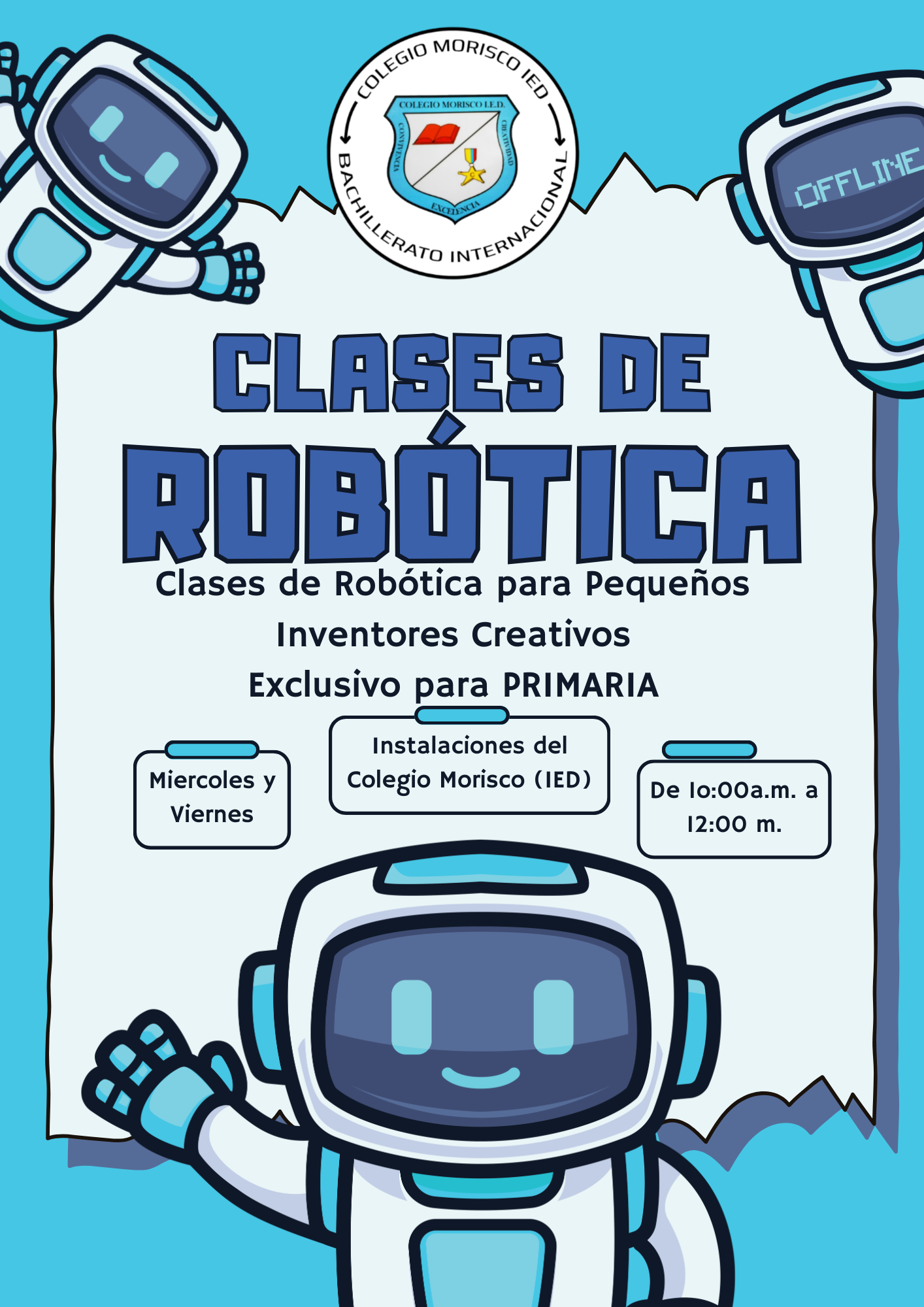 INICIAMOS CLASES DE ROBÓTICA