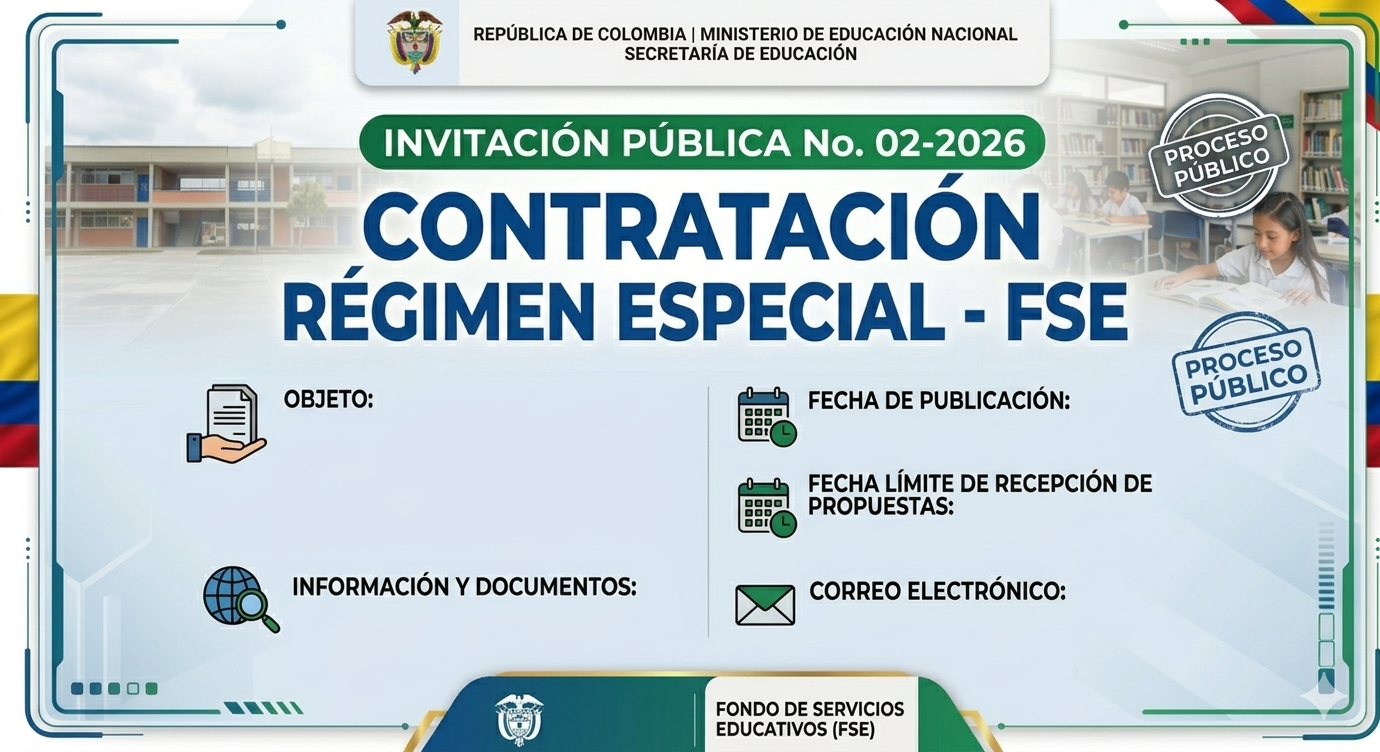 Invitación Publica a contratar prestación de servicios Carnet estudiantil