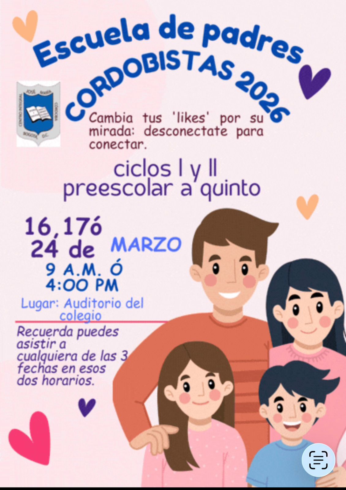 Infografia primera escuela de padres