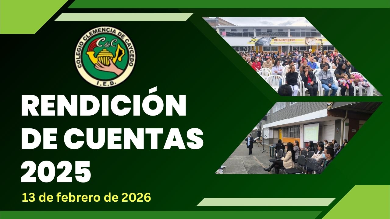 Rendición de cuentas del año 2025
