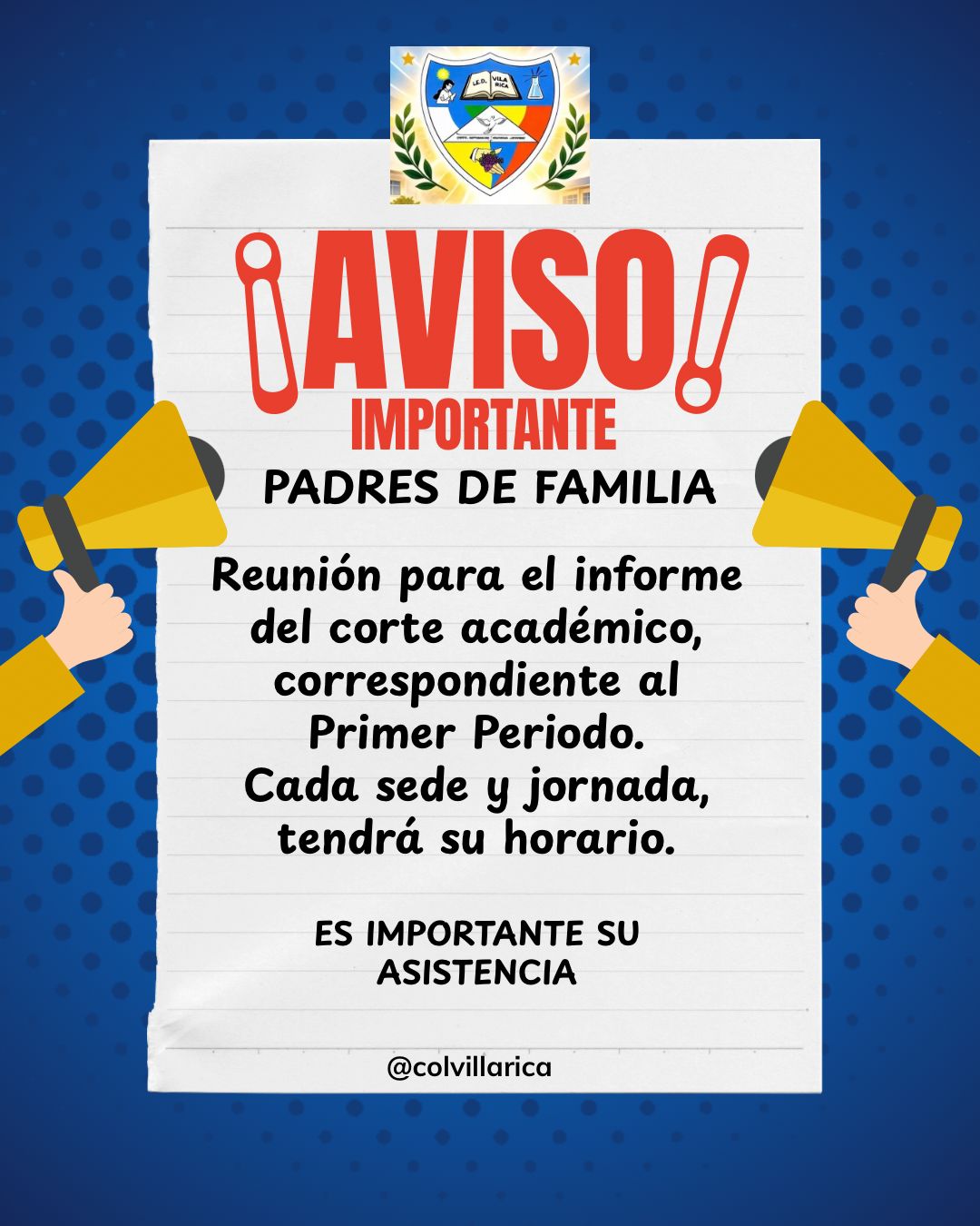 Imagen con texto de informe