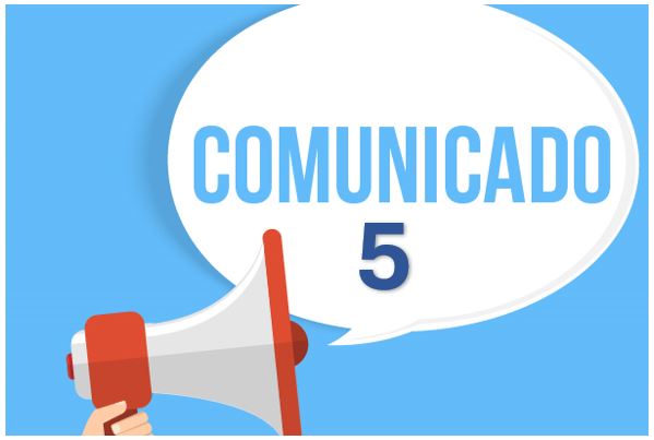 corneta avisando numero 5