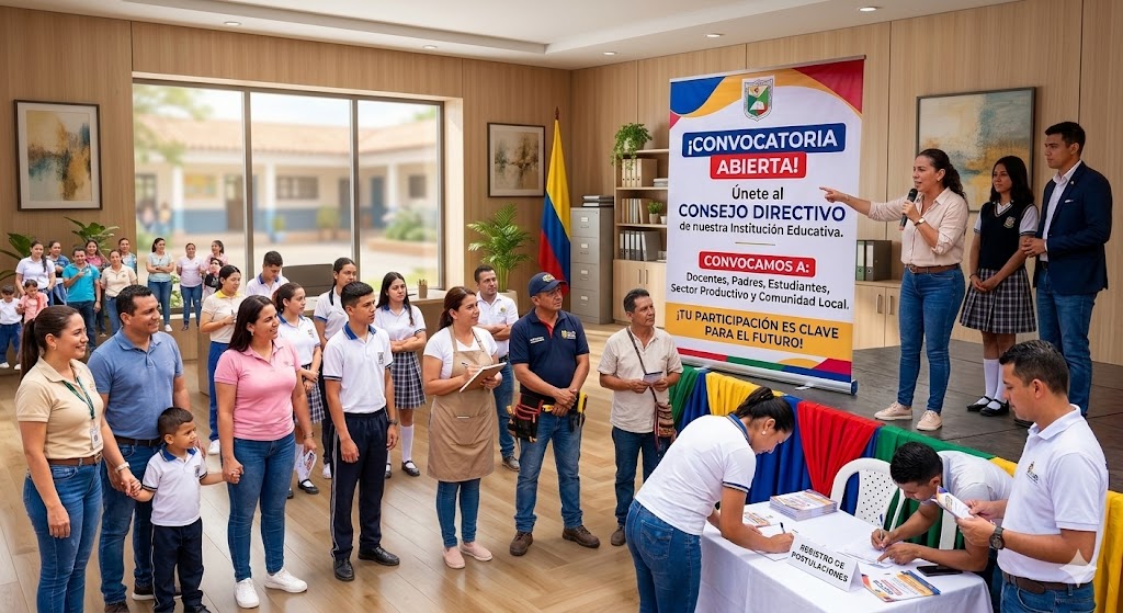 Convocatoria en el colegio