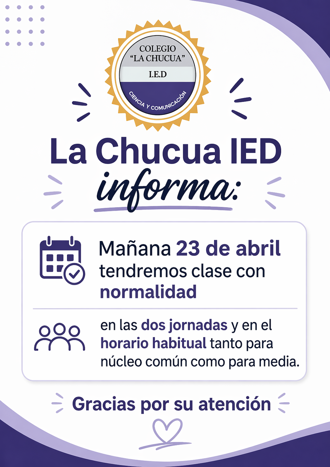 Si hay clase