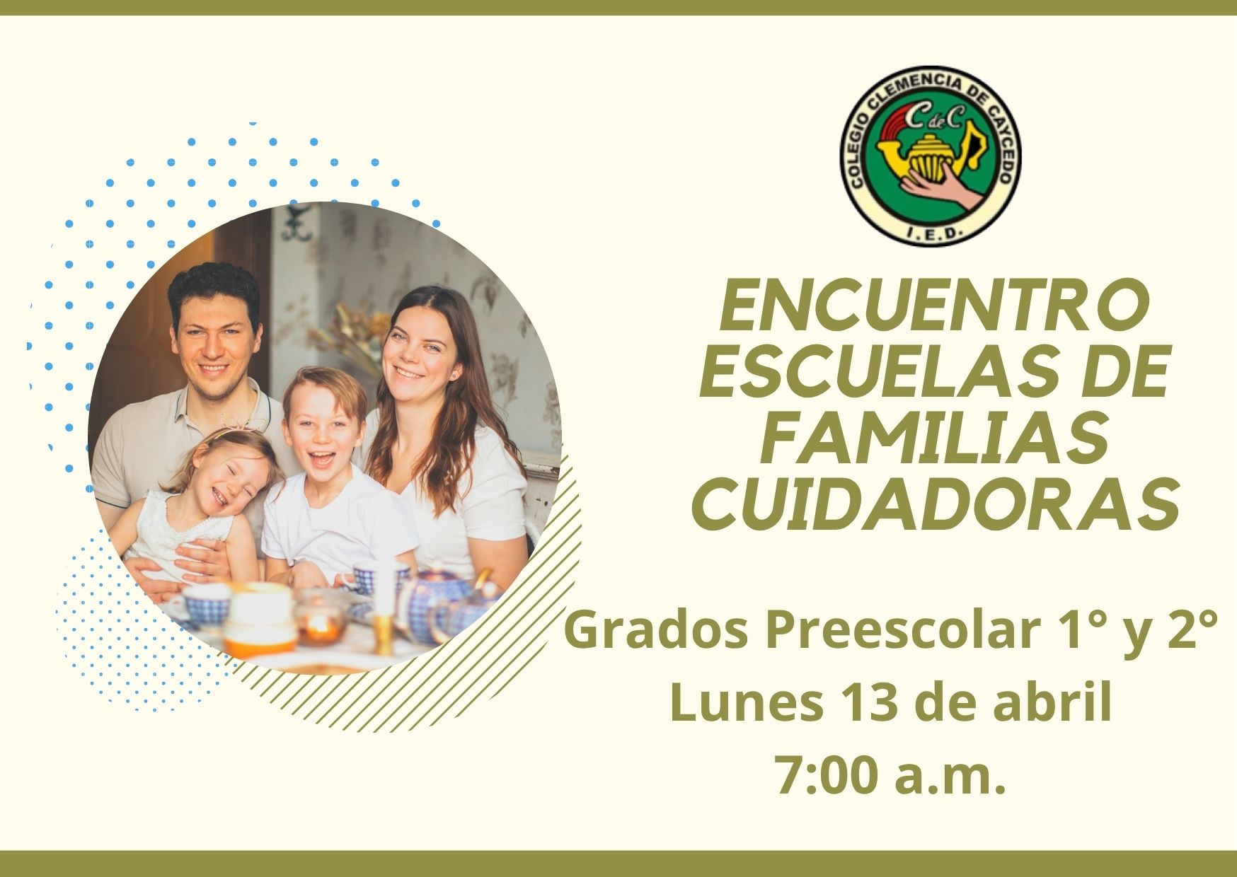 Encuentro escuelas de familias cuidadoras P.I-1°-2°