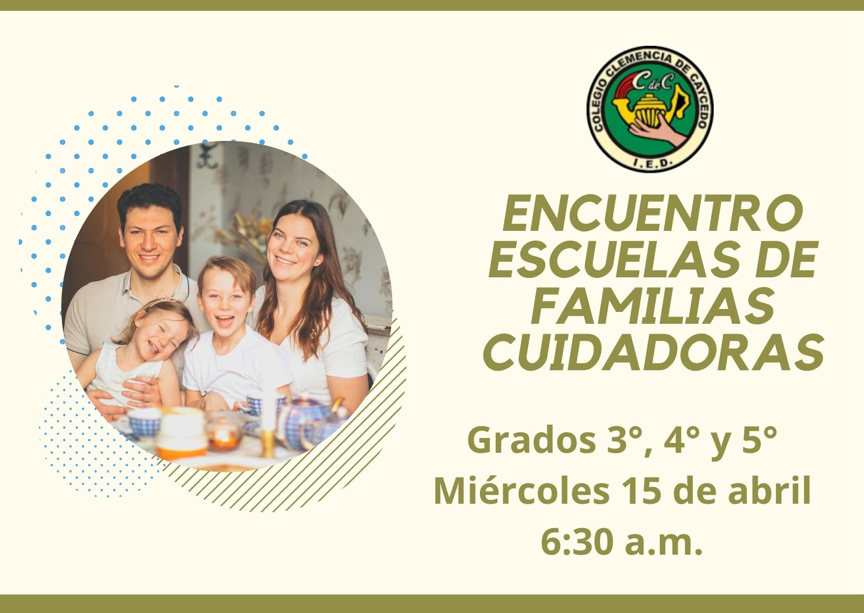 Encuentro escuelas de familias cuidadoras 3°-4°-5°