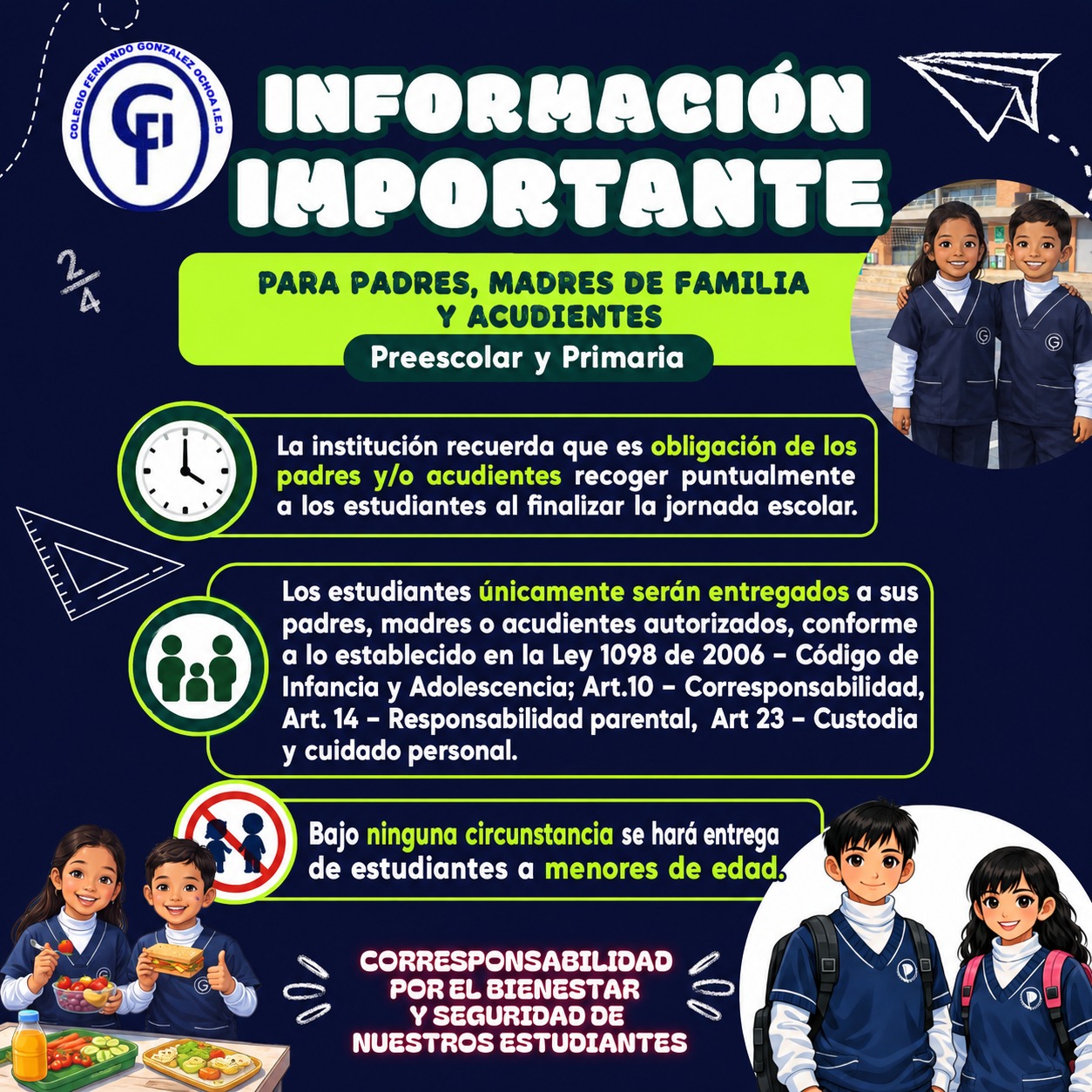 Información  preescolar primaria