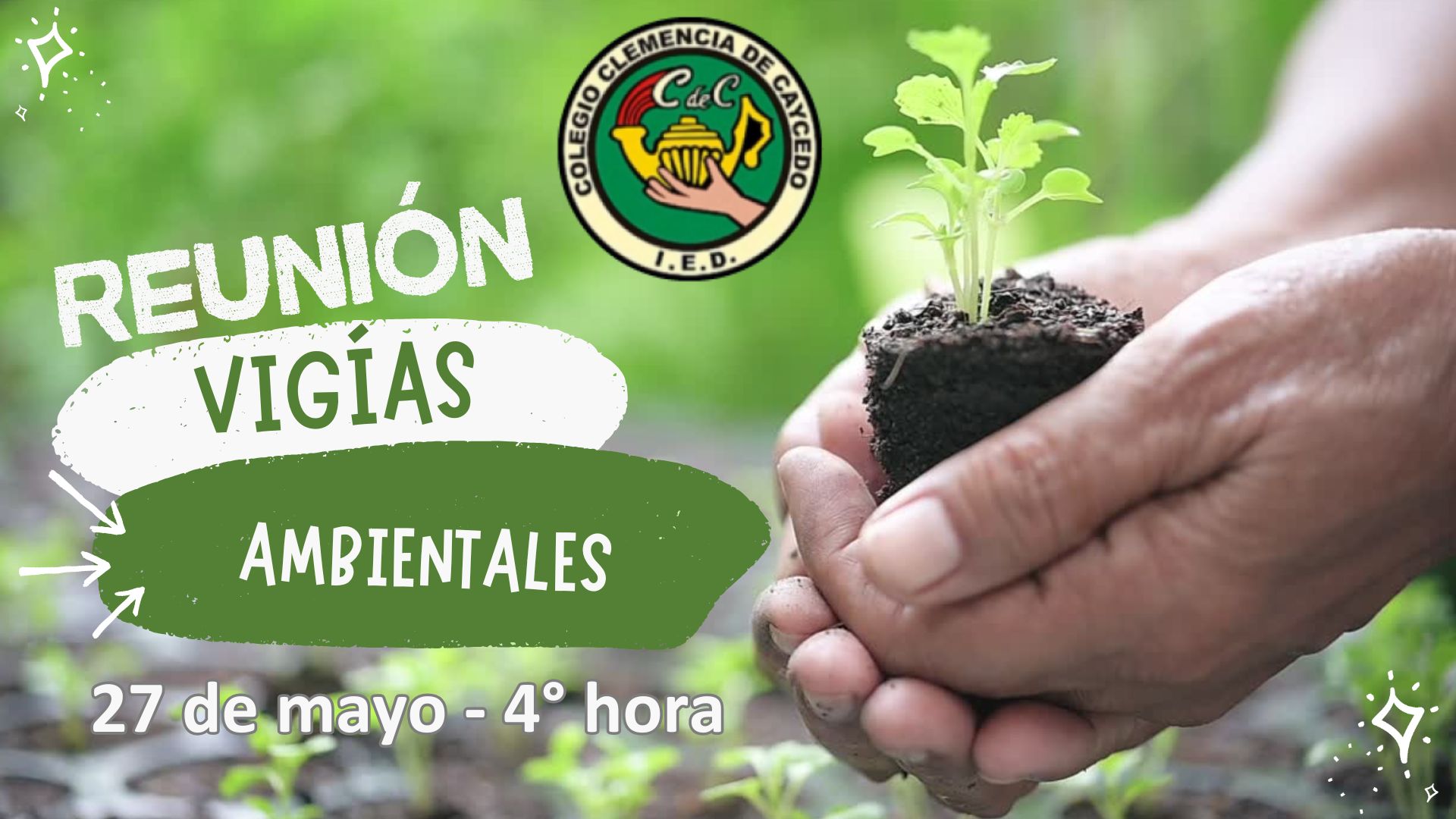 Reunión vigías ambientales 4° hora