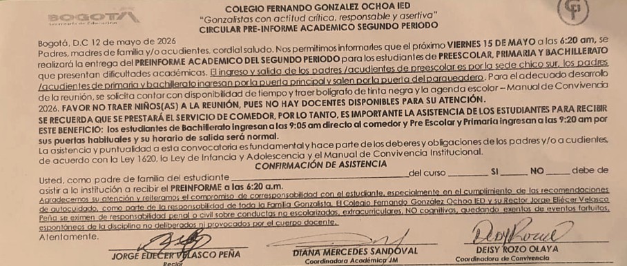 CIRCULAR PREINFORME JM SEGUNDO PERIODO